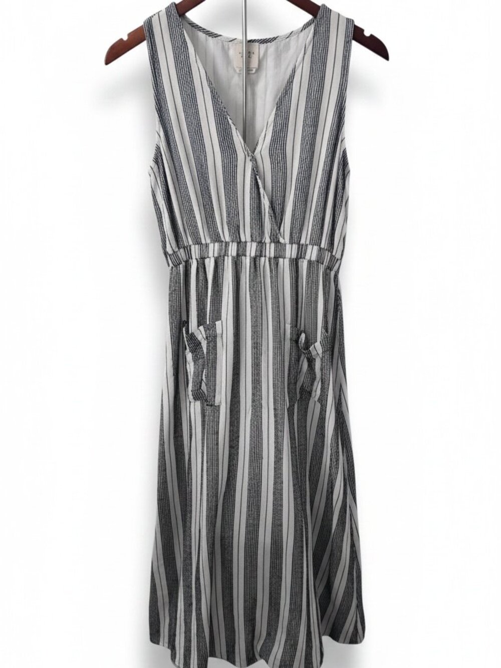Harper Heritage Striped Sleeveless Dress – Size L